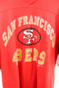 CC- Vintage Logo 7 NFL San Francisco 49ers Jersey Tee