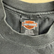 J- Vintage '95 Harley Davidson Quebec Canada Made In USA Single Stitch Tee - L