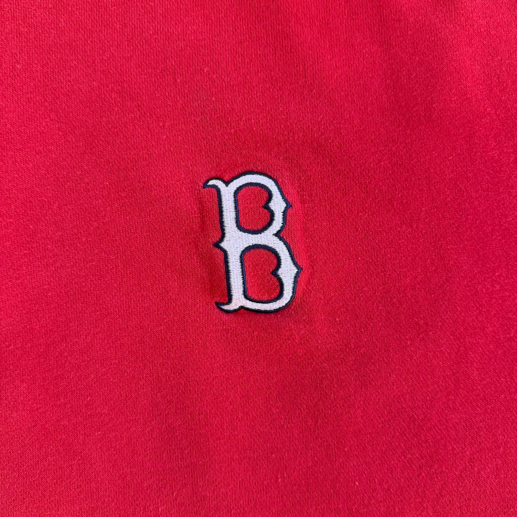 J- Vintage Nike Team Boston Red Sox MLB Embroidered Logo Quarter Zip Crewneck - XL