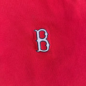 J- Vintage Nike Team Boston Red Sox MLB Embroidered Logo Quarter Zip Crewneck - XL