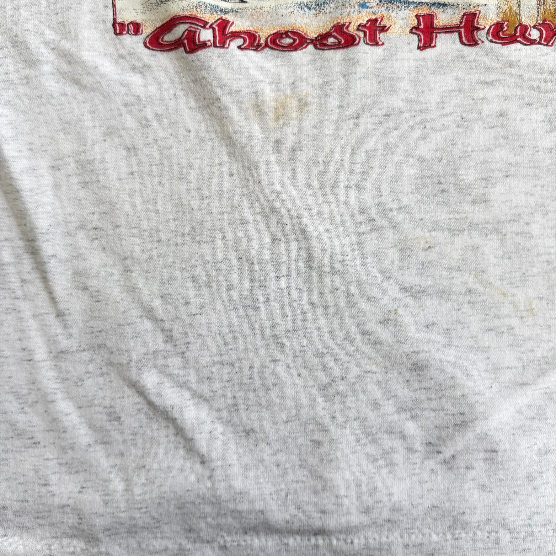 J- Vintage Owen Sound Wolf Ghost Hunter Graphic Single Stitch Tee - L