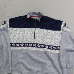 D- Vintage Tommy Hilfiger Quarter Zip Polar Fleece