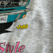 J- Vintage 90s Ford Mustang Ride In Style Graphic Made In USA Crewneck - L