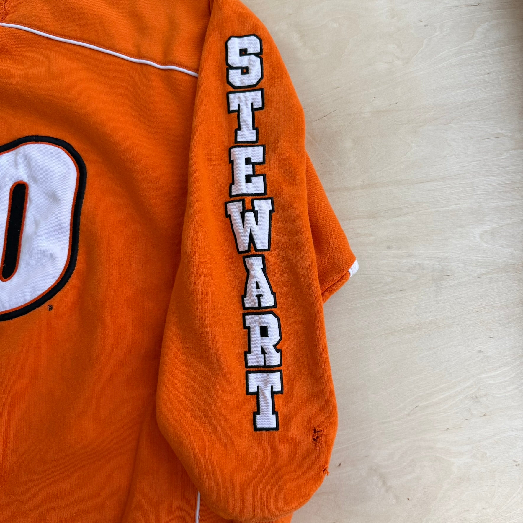 J- Vintage Nascar Tony Stewart Home Depot Racing Embroidered Crewneck - L