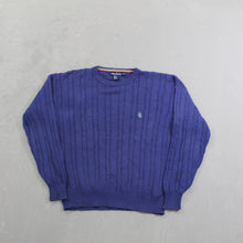 Load image into Gallery viewer, D- Vintage Nautica Embroidered Logo Knit Sweater
