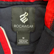 J- Vintage Rocawear Embroidered Logo Quarter Zip Pullover Hoodie - M