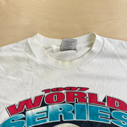 J- Vintage '97 Florida Marlins MLB World Series Champions Single Stitch Tee - XL