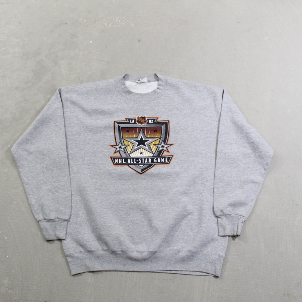 D- Vintage 2002 NHL All Star Game Lee Logo Crewneck