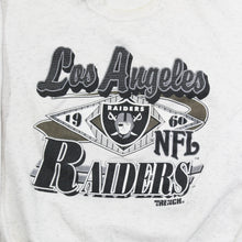 Load image into Gallery viewer, D- Vintage Los Angeles Raiders NFL Trench Text &amp; Logo Crewneck
