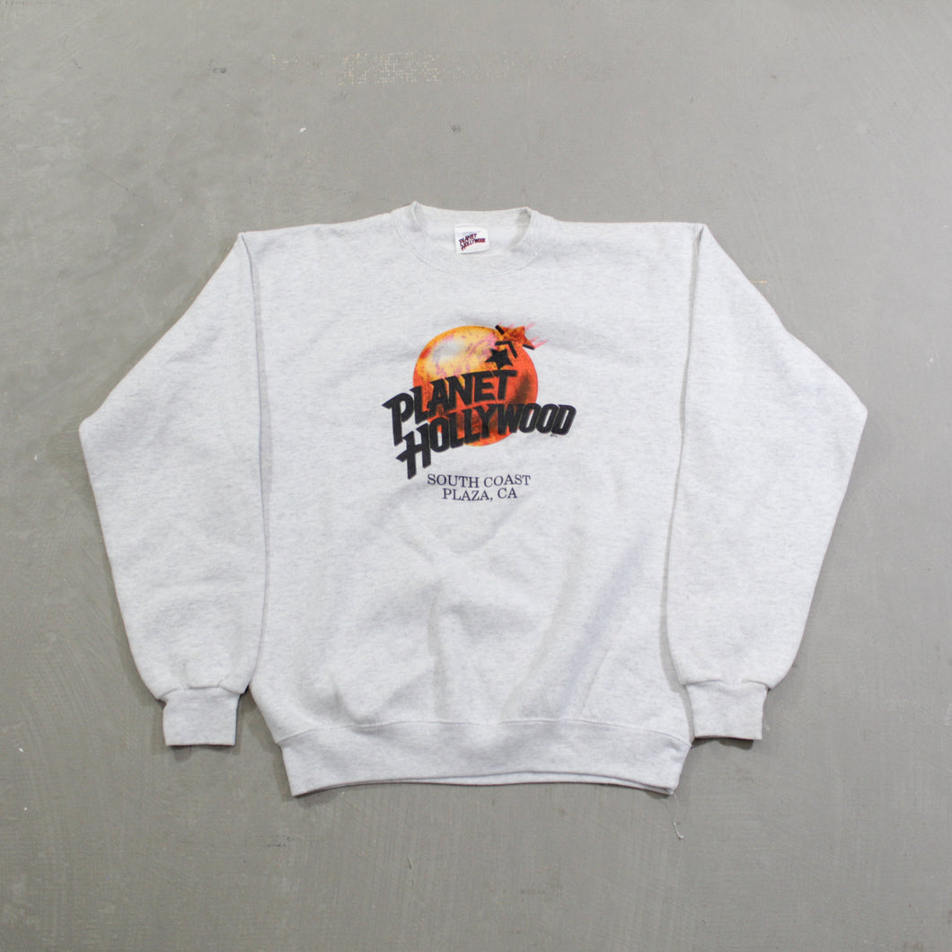 D- Vintage Planet Hollywood South Coast Logo Crewneck