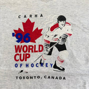 J- Vintage '96 World Cup Of Hockey Toronto Graphic Made In USA Single Stitch Tee - XL