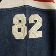 J- Vintage Bum Equipment Embroidered Logo & Puff Print Numbers Crewneck - XL