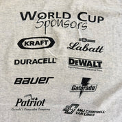J- Vintage '96 World Cup Of Hockey Toronto Graphic Made In USA Single Stitch Tee - XL