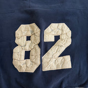 J- Vintage Bum Equipment Embroidered Logo & Puff Print Numbers Crewneck - XL