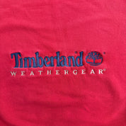 J- Vintage Timberland Weather Gear Embroidered Text & Logo Crewneck -L