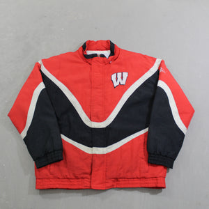 D- Vintage Wisconsin Badgers Apex One Winter jacket