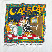 F- Vintage '92 Alley Cat Blues Graphic Single Stitch Tee