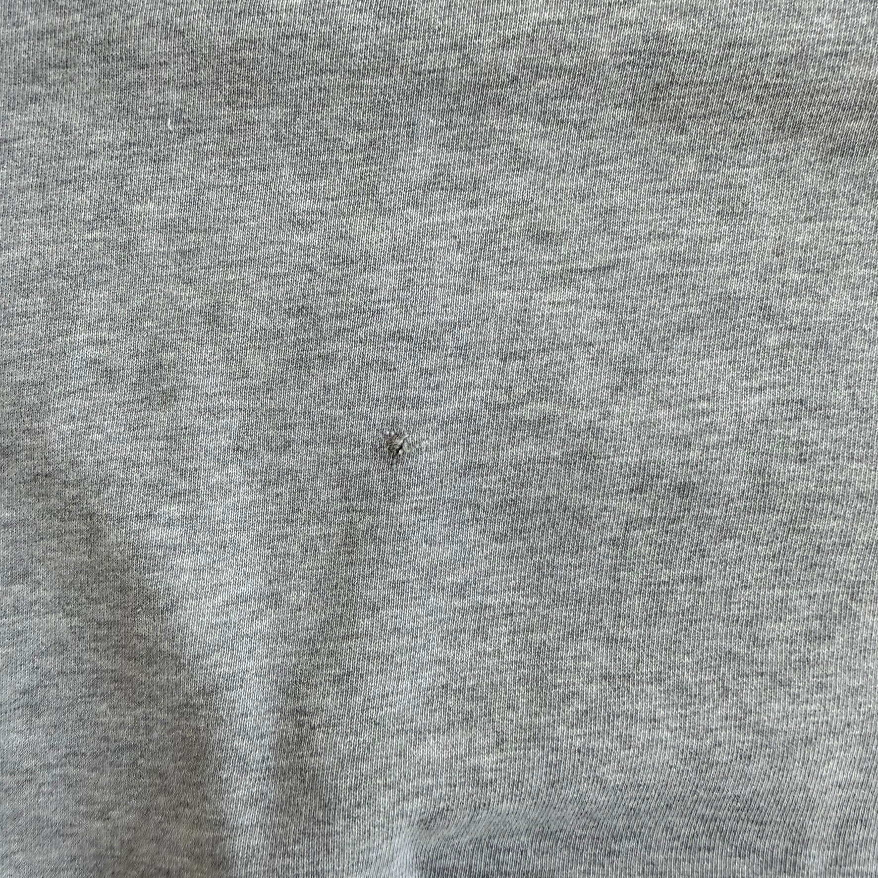J- Vintage Polo RL Embroidered Logo Grey Crewneck - L