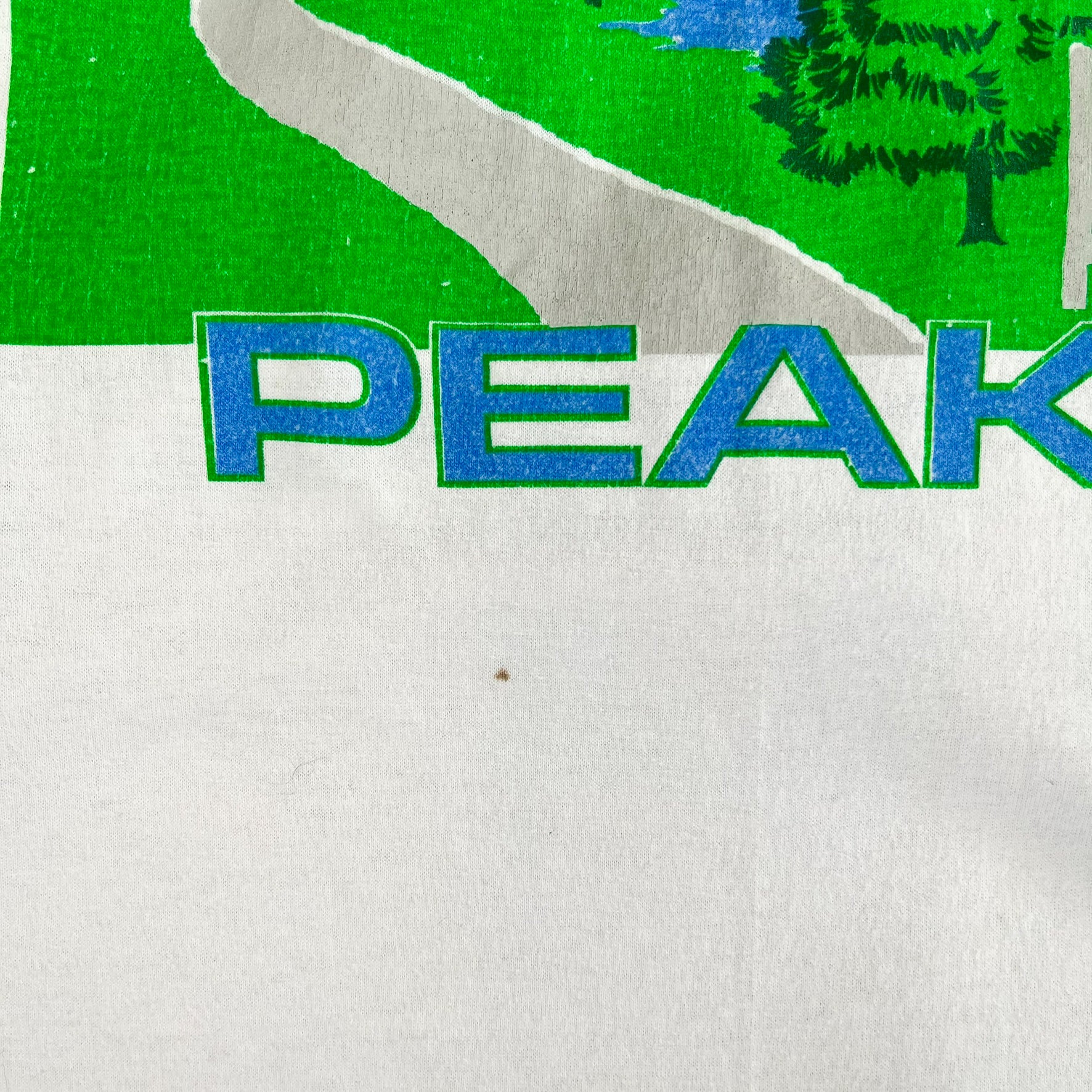 F- Vintage Welcome To Twin Peaks Graphic Single Stitch Tee