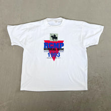Load image into Gallery viewer, F- Vintage &#39;93 RCMP Musical Ride Salmon Arm BC Single Stitch Tee
