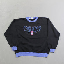 Load image into Gallery viewer, D- Vintage Tennessee Oilers (Titans) NFL Lee Embroidered Text Crewneck
