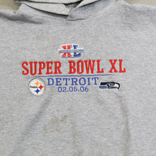 Load image into Gallery viewer, D- 2006 NFL Super Bowl 40 Steelers Vs Seahawks Reebok Hoodie
