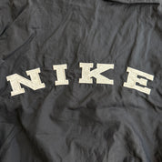 J- Vintage 90s Nike Embroidered Swoosh & Text Hooded Bomber Jacket - M