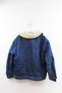 Vintage Maverick Sherpa Lined Denim Jacket