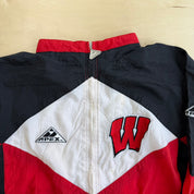 J- Vintage University Of Wisconsin Badgers Logo Apex One Lightweight Jacket - M