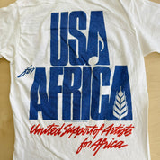J- Vintage '85 United Support Of Artists For Africa Graphic Made In USA Single Stitch Tee - S