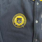 J- Vintage University Of Michigan Logo & Seal Bomber Jacket - L