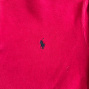 J- Vintage Polo RL Embroidered Logo Quarter Zip Knit Sweater - XL
