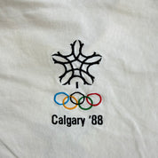 J- Vintage '88 Adidas Calgary Alberta Olympics Graphic Tee - XL