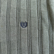 J- Vintage Chaps RL Embroidered Logo Sage Green Knit Sweater - L