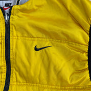 J- Vintage Nike Zip Up Yellow Lightweight Vest - L