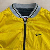 J- Vintage Nike Zip Up Yellow Lightweight Vest - L