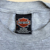 J- Vintage '01 Harley Davidson Keene New Hampshire Graphic Made In USA Long Sleeve Tee - L