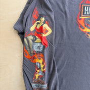 J- Vintage '09 Harley Davidson Charlottetown P.E.I Graphic Long Sleeve Tee - XL