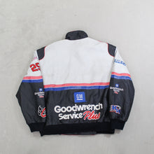 Load image into Gallery viewer, D- Vintage Nascar Jeff Hamilton Kevin Harvick Leather Racing Jacket
