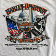 J- 2017 Harley Davidson Washington DC Ride For Freedom Long Sleeve Tee - 2XL