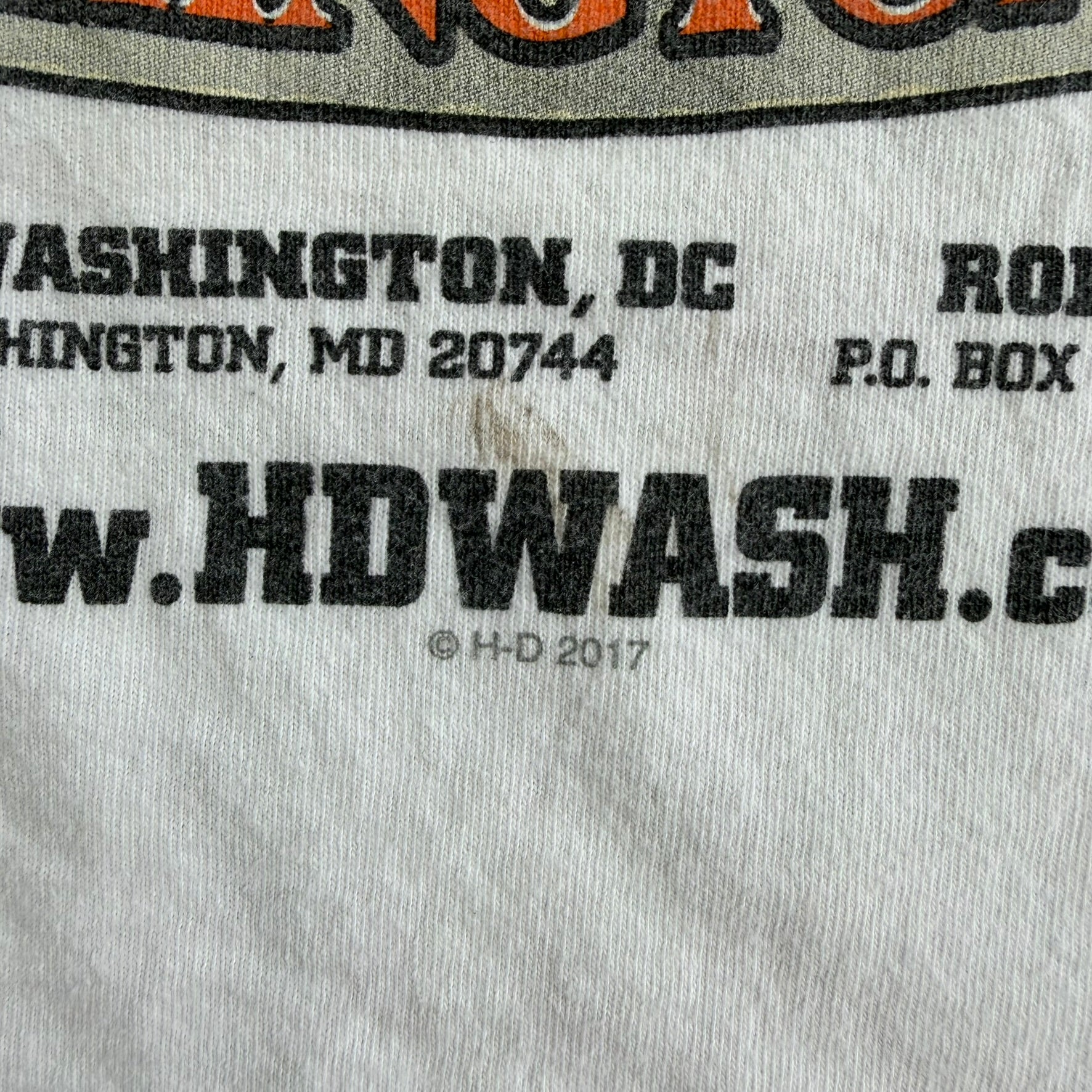 J- 2017 Harley Davidson Washington DC Ride For Freedom Long Sleeve Tee - 2XL