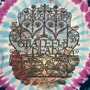 J- Vintage '95 The Grateful Dead Liquid Blue Graphic Skeleton Tie Dye Tee - L