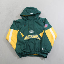 Load image into Gallery viewer, D- Vintage Green Bay Packers NFL Starter Anorak Winter Jacket
