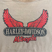 J- Vintage '04 Harley Davidson Rehoboth Beach Del Graphic Long Sleeve Tee - XL