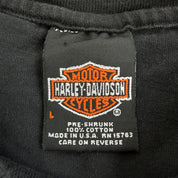 J- Vintage '95 Harley Davidson Nashville Graphic Made In USA Pocket Tee - L