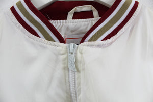 CC- Vintage Reebok NFL San Francisco 49ers Quarter Zip Nylon Pullover Jacket