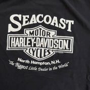 J- Vintage '95 Harley Davidson North Hampton V-Twin Tradition Graphic Single Stitch Tee - XL