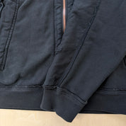 J- Vintage True Religion Heavy Zip Up Black Hoodie - 3XL