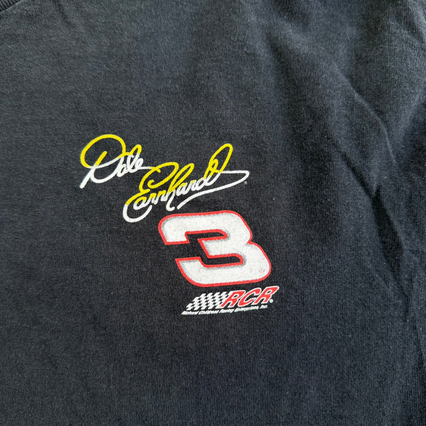 J- Vintage Nascar Dale Earnhardt Intimidated Car Graphic Tee - L