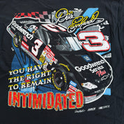 J- Vintage Nascar Dale Earnhardt Intimidated Car Graphic Tee - L